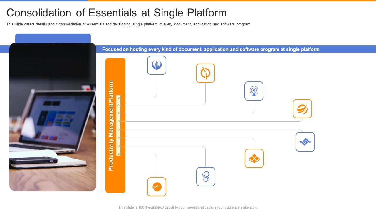 Organizational_Productivity_Administration_Software_Consolidation_Of_Essentials_At_Single_Platform_Summary_PDF_Slide_1.jpg