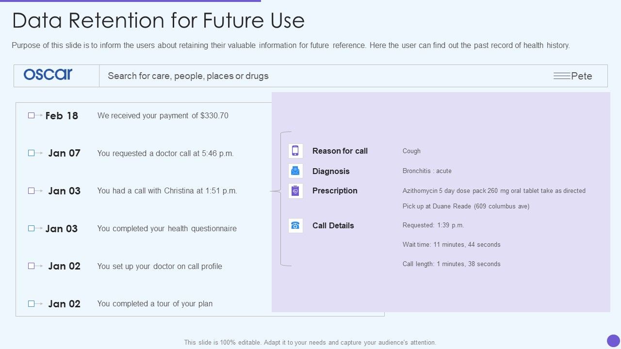 Oscar_Healthcare_Data_Retention_For_Future_Use_Ppt_Outline_Gallery_PDF_Slide_1.jpg