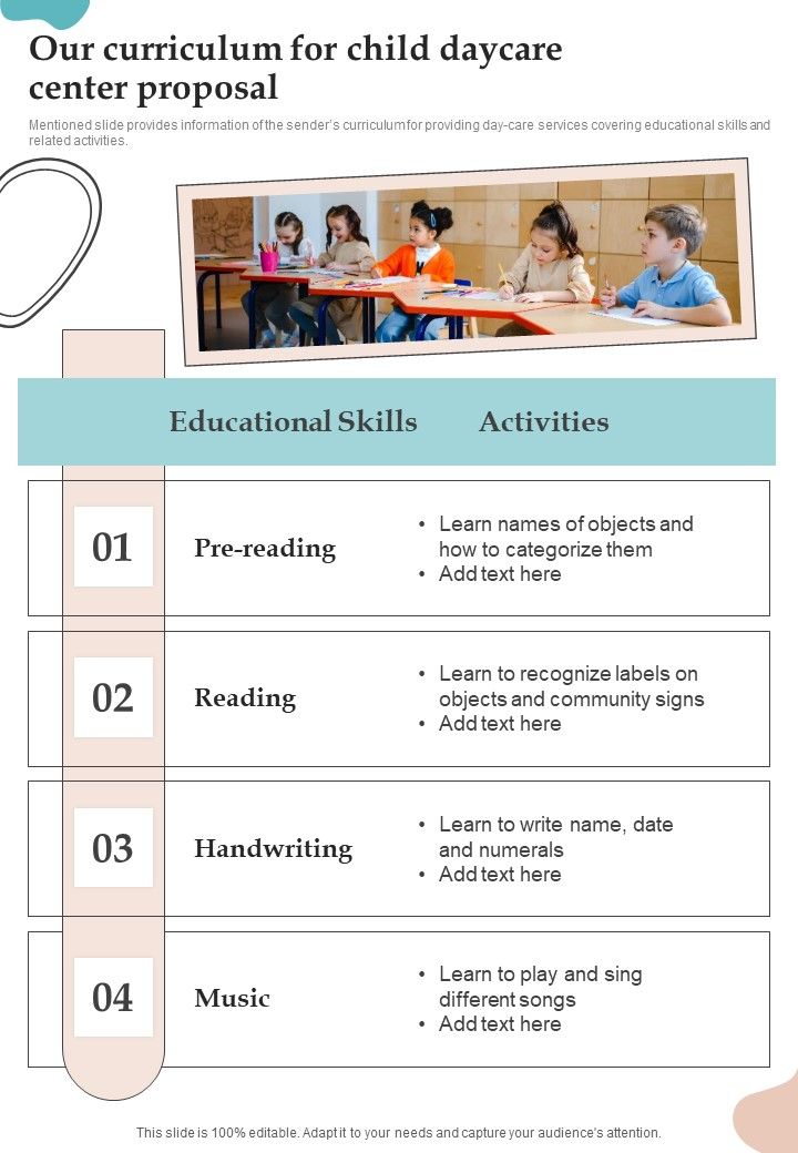 Our_Curriculum_For_Child_Daycare_Center_Proposal_One_Pager_Sample_Example_Document_Slide_1.jpg