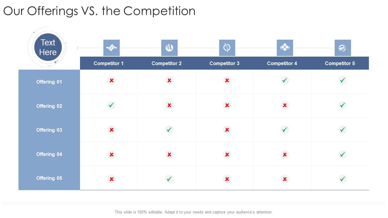 Our_Offerings_Vs_The_Competition_Startup_Business_Strategy_Ppt_Model_Files_PDF_Slide_1.jpg