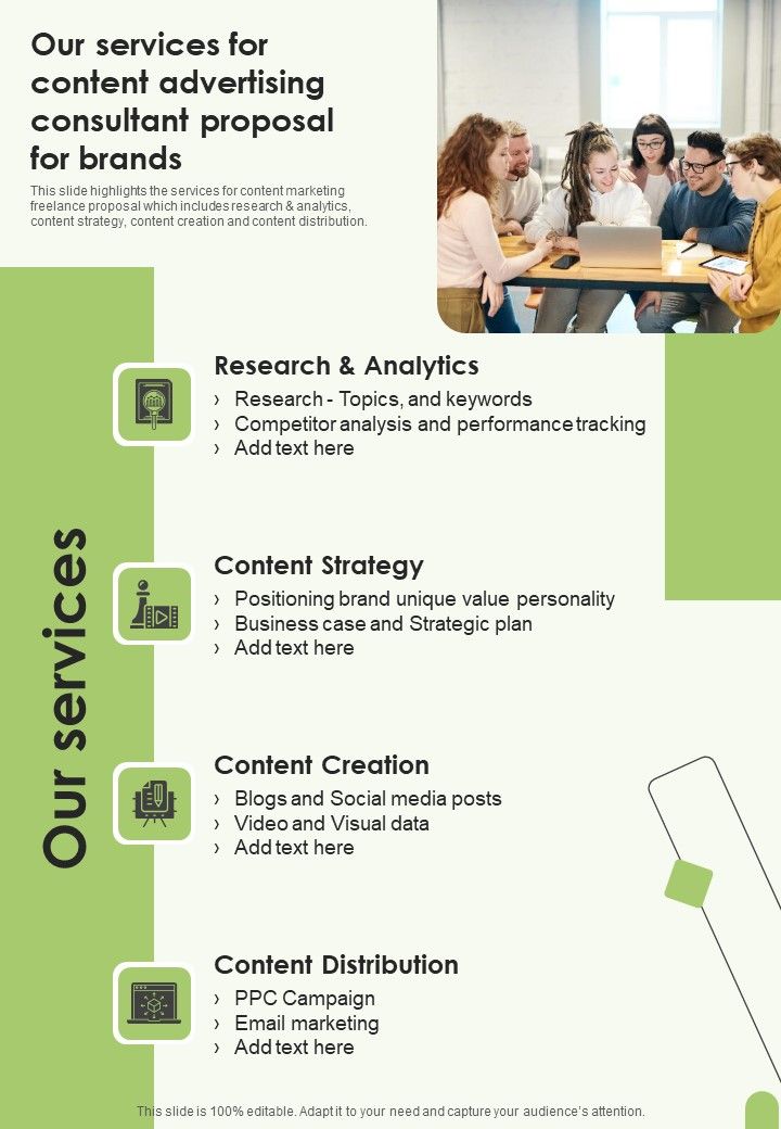 Our_Services_For_Content_Advertising_Consultant_Proposal_For_Brands_One_Pager_Sample_Example_Document_Slide_1.jpg