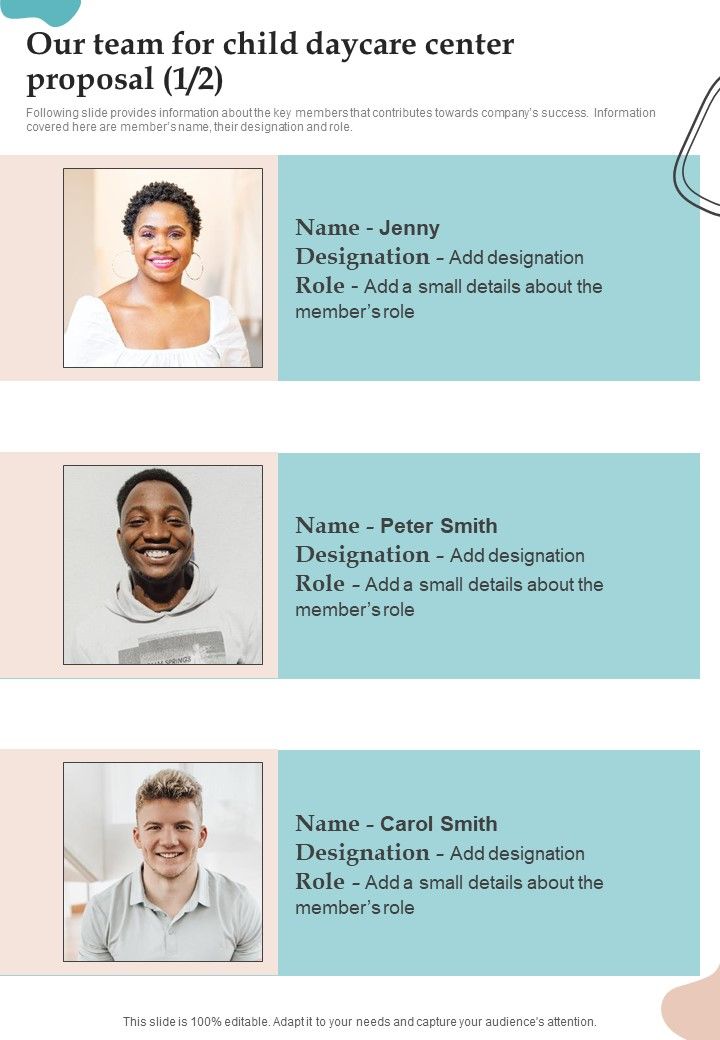 Our_Team_For_Child_Daycare_Center_Proposal_One_Pager_Sample_Example_Document_Slide_1.jpg