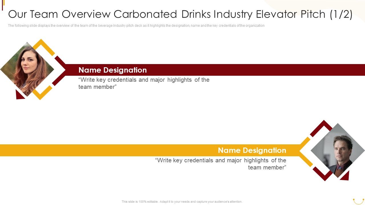 Our_Team_Overview_Carbonated_Drinks_Industry_Elevator_Pitch_Ppt_PowerPoint_Presentation_File_Samples_PDF_Slide_1.jpg