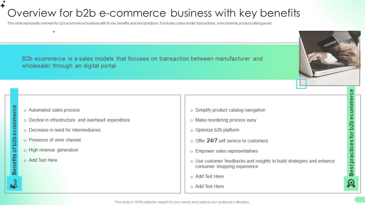 Overview_For_B2b_E_Commerce_Business_With_Key_Benefits_Comprehensive_Guide_For_Developing_Slides_PDF_Slide_1.jpg