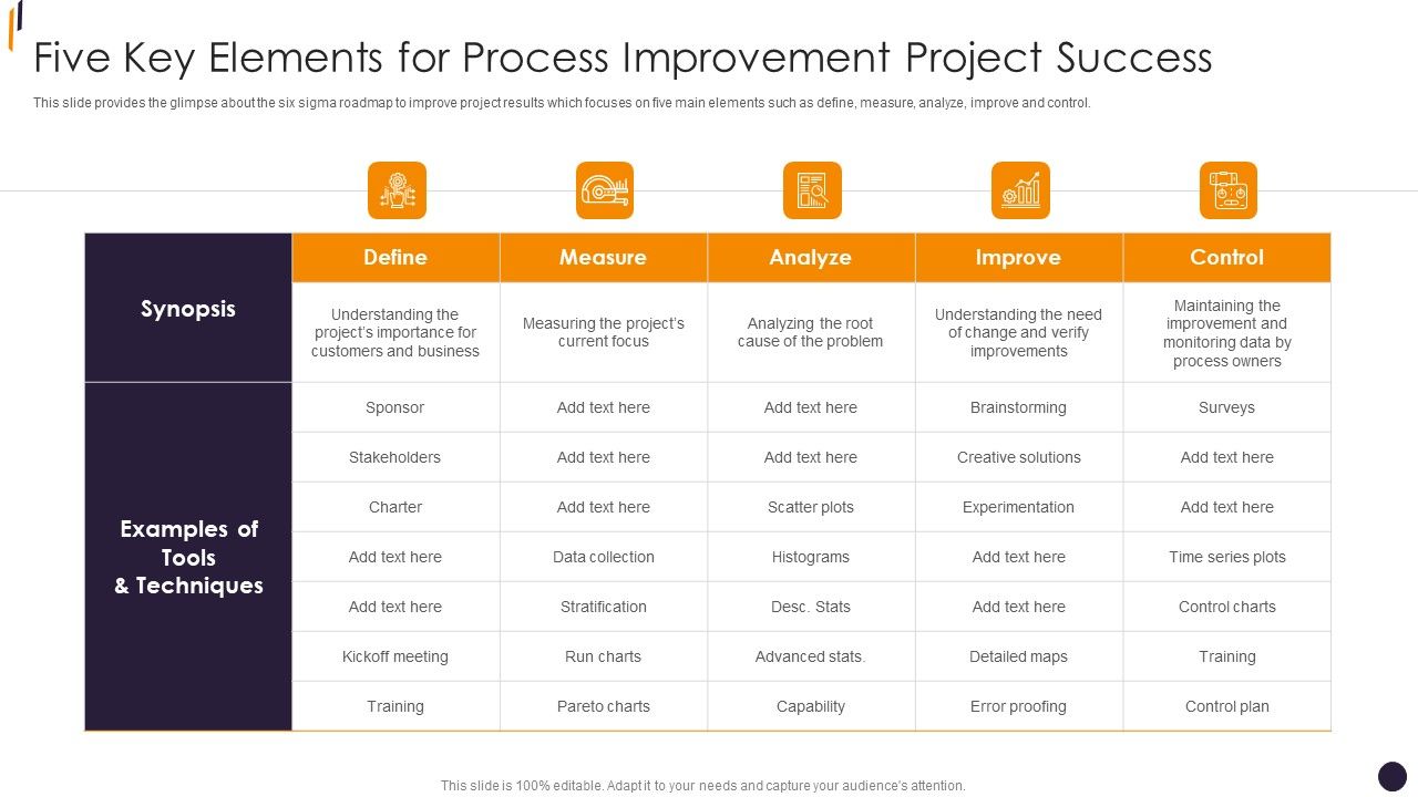 PMP_Tools_Five_Key_Elements_For_Process_Improvement_Project_Success_Slides_PDF_Slide_1.jpg