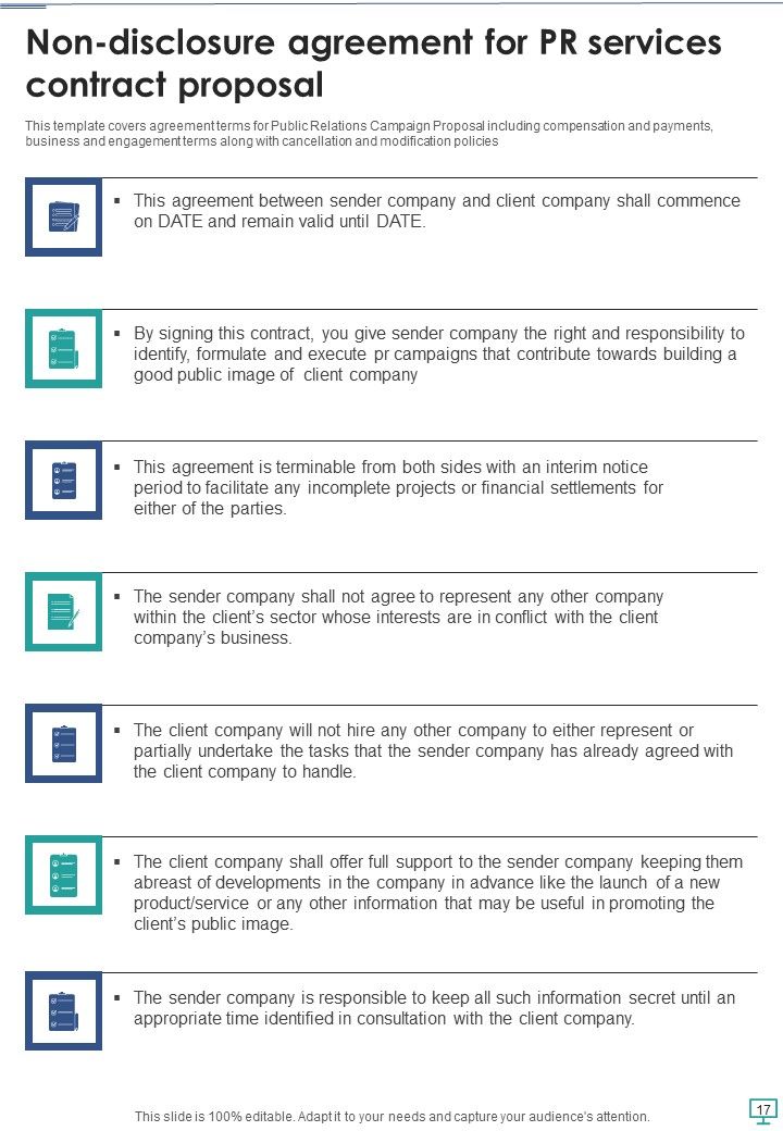PR Services Contract Proposal Example Document Report Doc Pdf Ppt