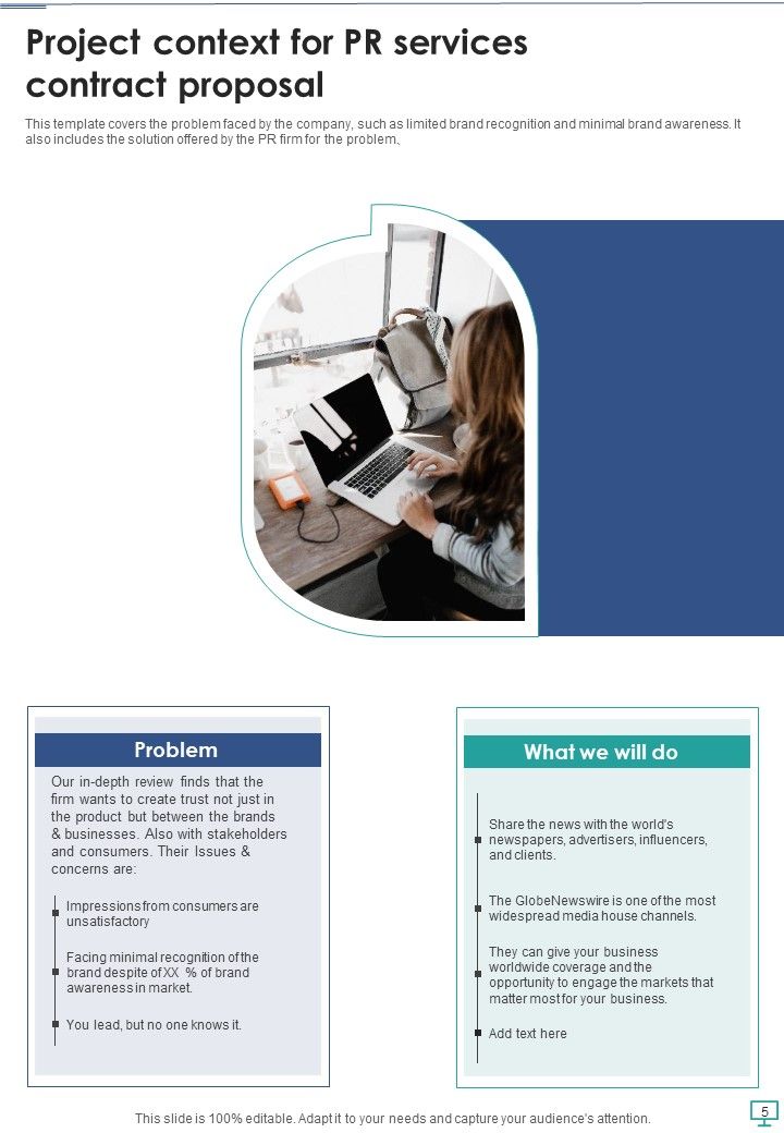 PR Services Contract Proposal Example Document Report Doc Pdf Ppt