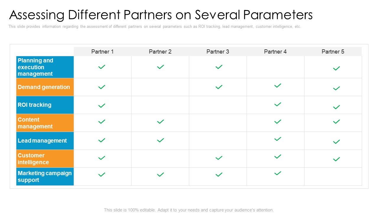Partner_Advertisement_Strategy_Assessing_Different_Partners_On_Several_Parameters_Professional_PDF_Slide_1.jpg