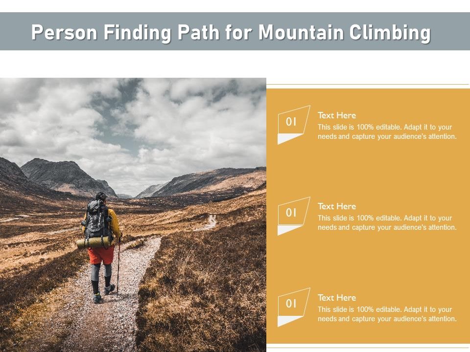 Person_Finding_Path_For_Mountain_Climbing_Ppt_PowerPoint_Presentation_File_Pictures_PDF_Slide_1.jpg