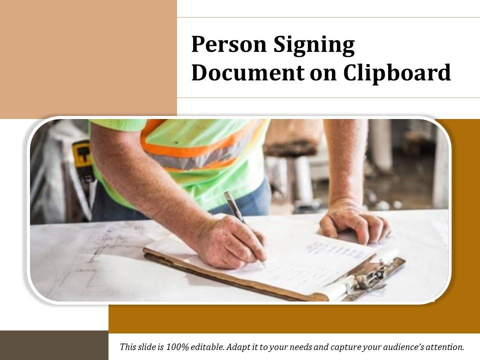 Person_Signing_Document_On_Clipboard_Ppt_PowerPoint_Presentation_File_Outline_PDF_Slide_1.jpg