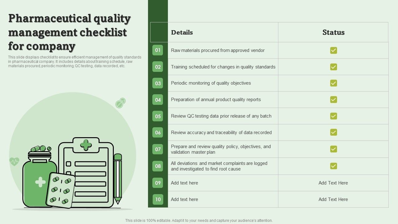 Pharmaceutical_Quality_Management_Checklist_For_Company_Ppt_PowerPoint_Presentation_Slides_Graphic_Images_PDF_Slide_1.jpg