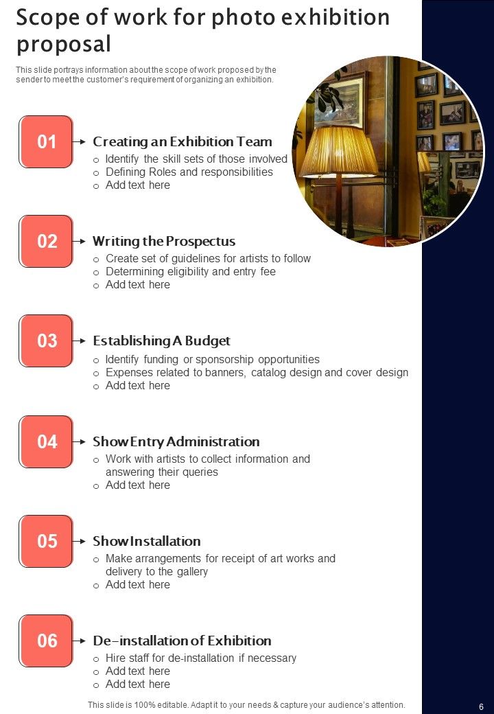 Photo Exhibition Proposal Example Document Report Doc Pdf Ppt