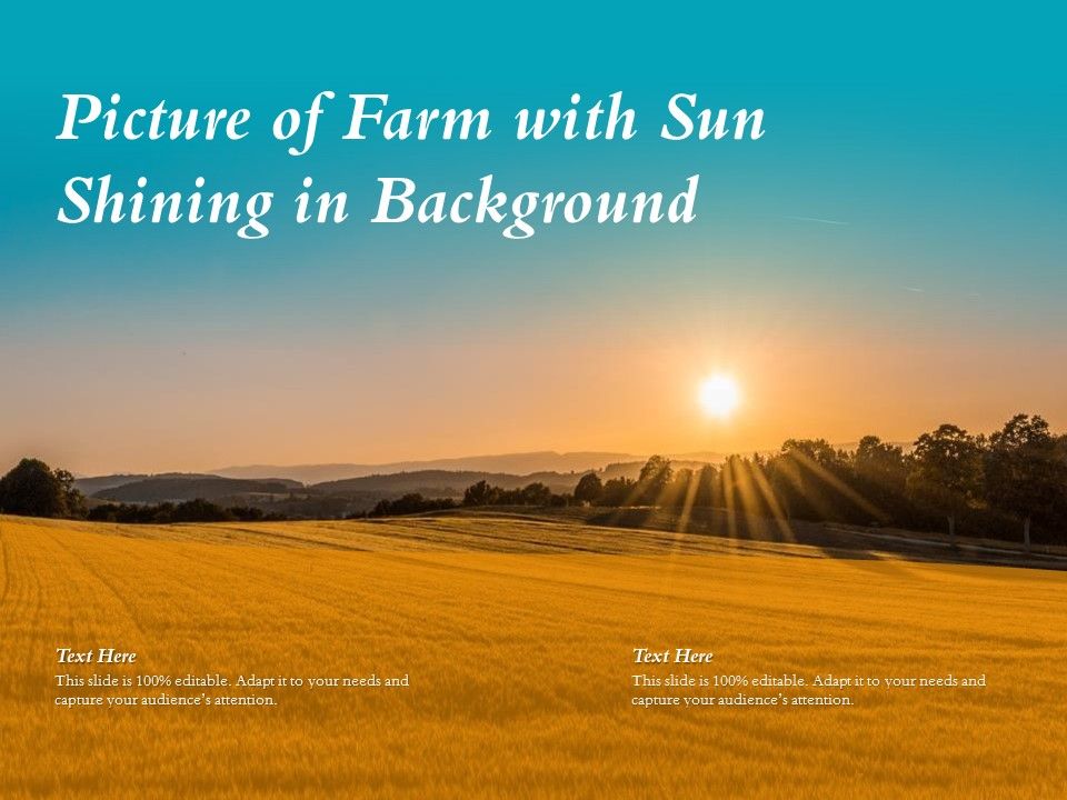 Picture_Of_Farm_With_Sun_Shining_In_Background_Ppt_PowerPoint_Presentation_Backgrounds_PDF_Slide_1.jpg