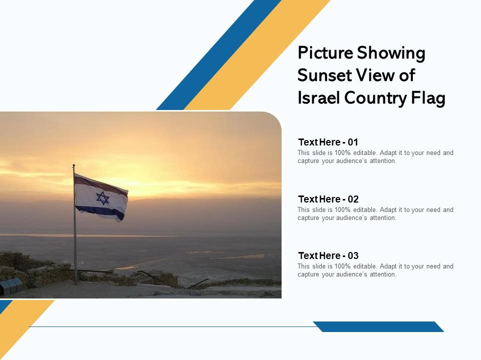 Picture_Showing_Sunset_View_Of_Israel_Country_Flag_Ppt_PowerPoint_Presentation_File_Maker_PDF_Slide_1.jpg