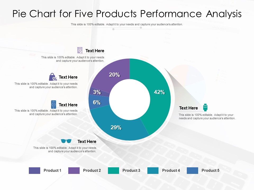Pie_Chart_For_Five_Products_Performance_Analysis_Ppt_PowerPoint_Presentation_Gallery_Deck_PDF_Slide_1.jpg