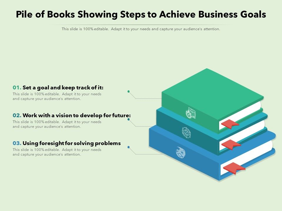 Pile_Of_Books_Showing_Steps_To_Achieve_Business_Goals_Ppt_PowerPoint_Presentation_Gallery_Show_PDF_Slide_1.jpg
