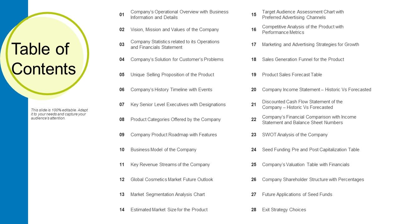 Pitch_Deck_Draw_Initial_Capital_From_Angel_Investors_Table_Of_Contents_Guidelines_PDF_Slide_1.jpg