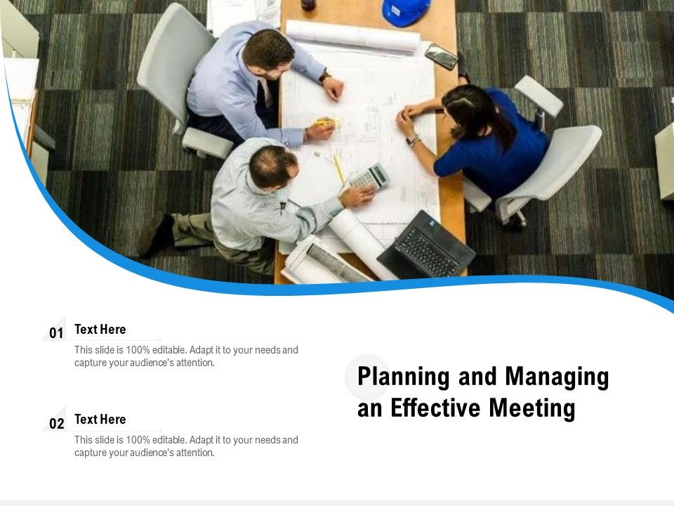 Planning_And_Managing_An_Effective_Meeting_Ppt_PowerPoint_Presentation_Gallery_Designs_PDF_Slide_1.jpg