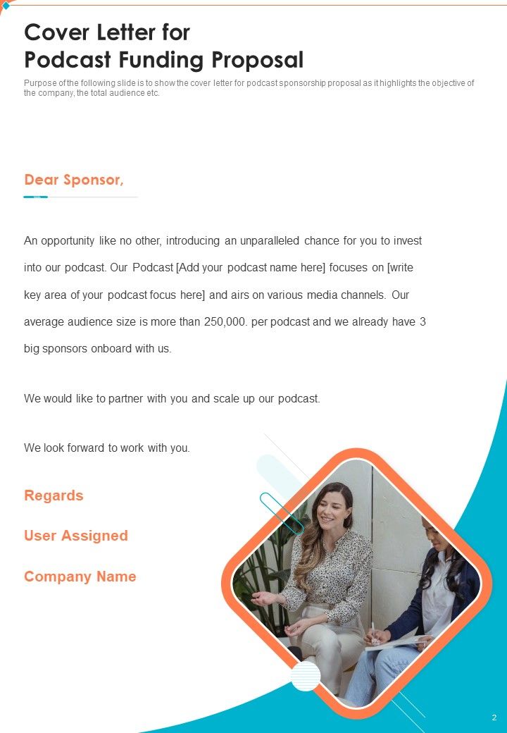 Podcast Funding Proposal Template Example Document Report Doc Pdf Ppt