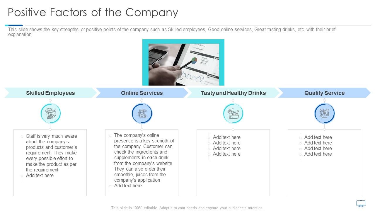 Positive_Factors_Of_The_Company_Ppt_Ideas_Visual_Aids_PDF_Slide_1.jpg