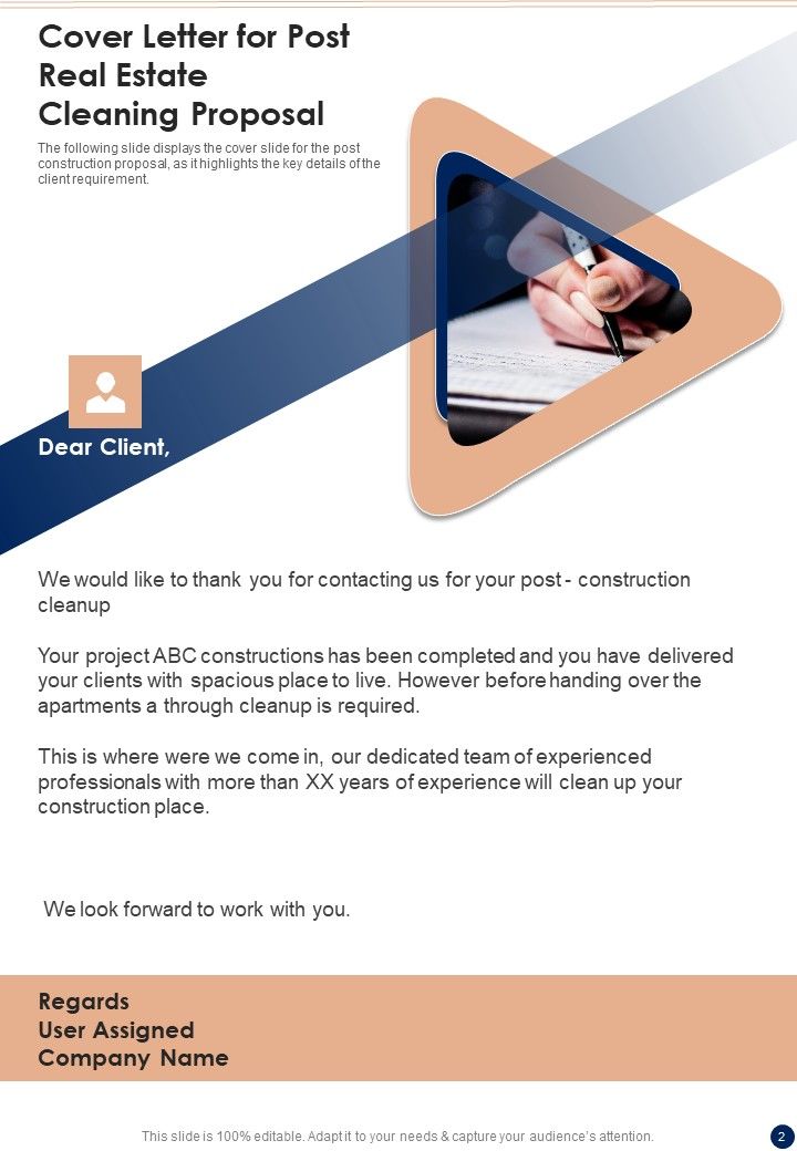 Post Real Estate Cleaning Proposal Example Document Report Doc Pdf Ppt