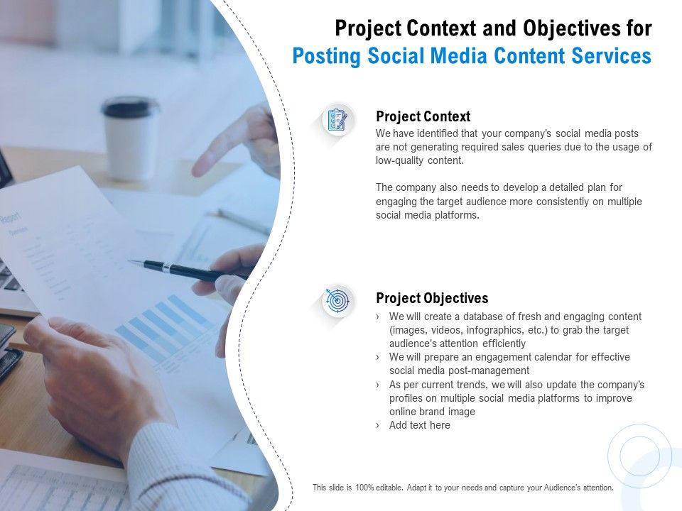 Posting_Social_Media_Content_Project_Context_And_Objectives_For_Posting_Social_Media_Content_Services_Inspiration_PDF_Slide_1.jpg