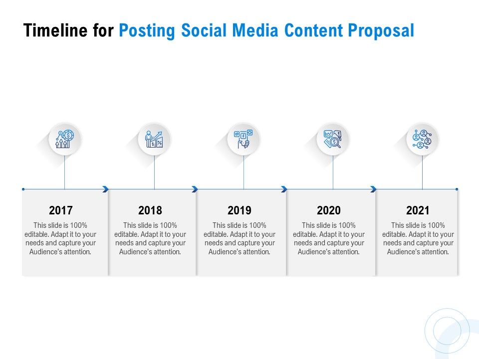 Posting_Social_Media_Content_Timeline_For_Posting_Social_Media_Content_Proposal_Brochure_PDF_Slide_1.jpg