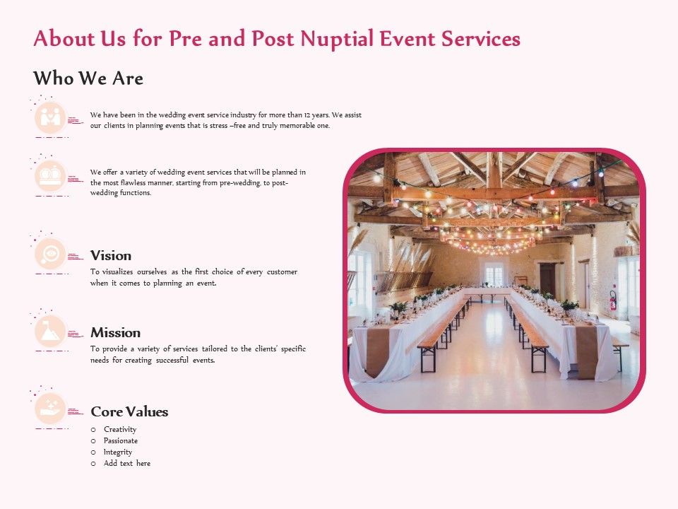 Pre_Postnuptial_About_Us_For_Pre_And_Post_Nuptial_Event_Services_Ppt_Layouts_Layout_Ideas_PDF_Slide_1.jpg