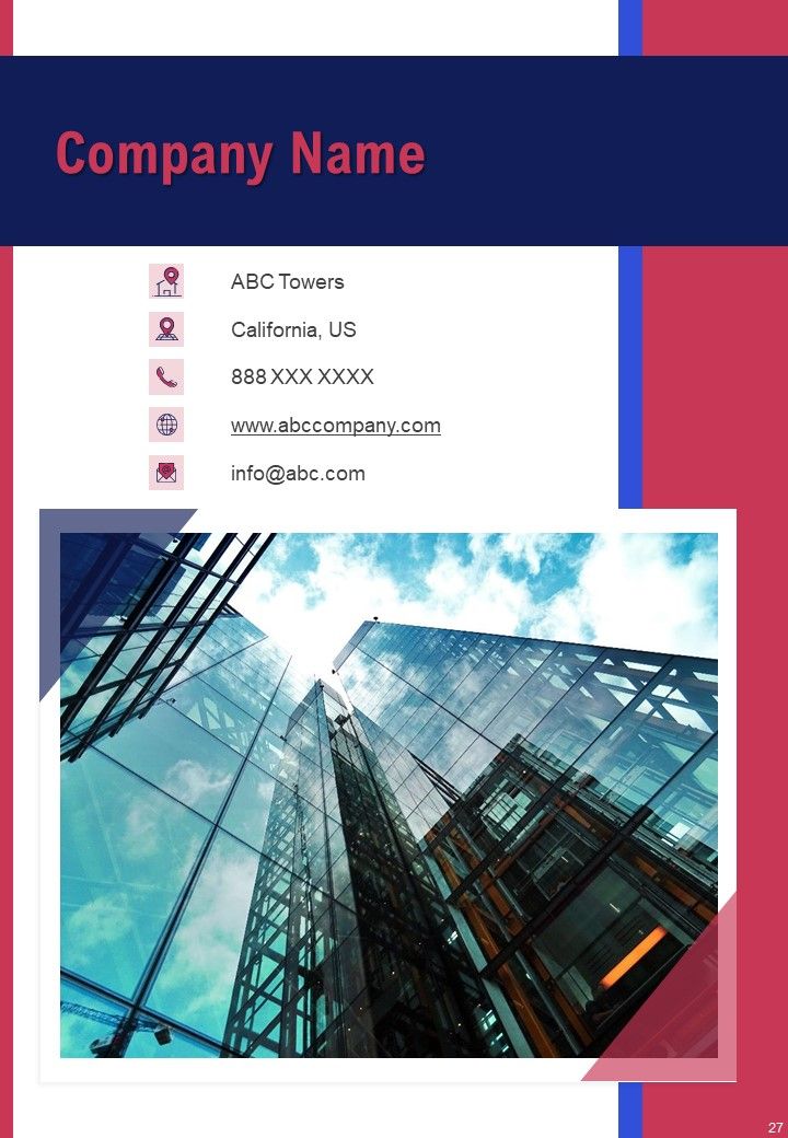 Presentation For Finance Company Yearly Report One Pager Documents