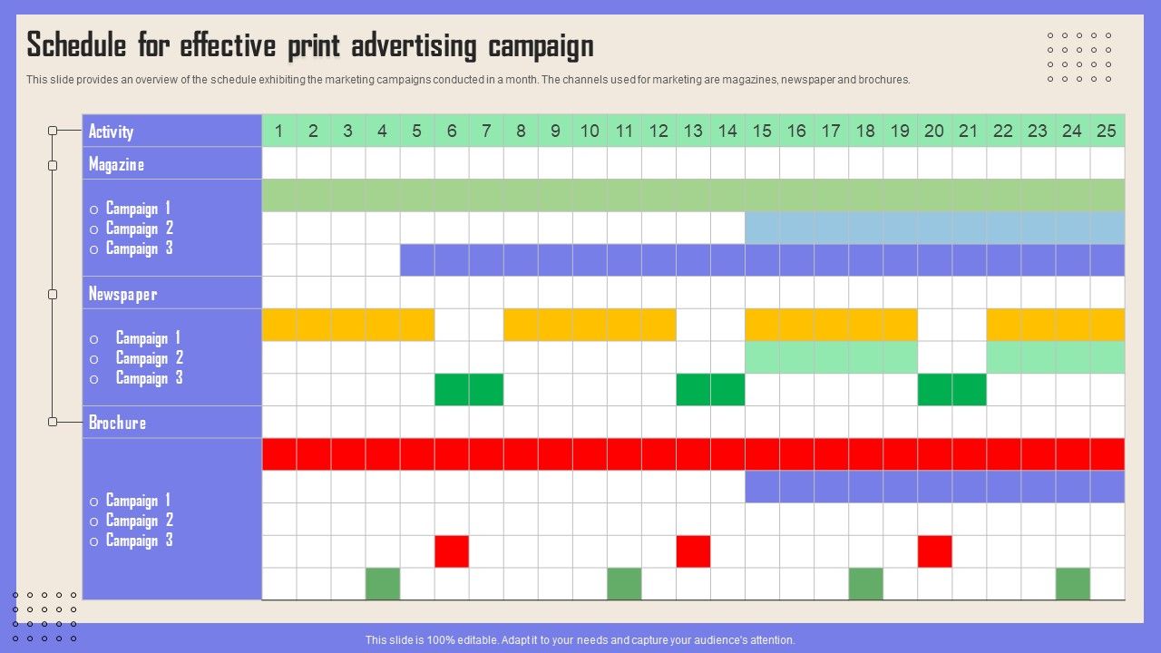 Print_Advertising_Schedule_For_Effective_Print_Advertising_Campaign_Sample_PDF_Slide_1.jpg
