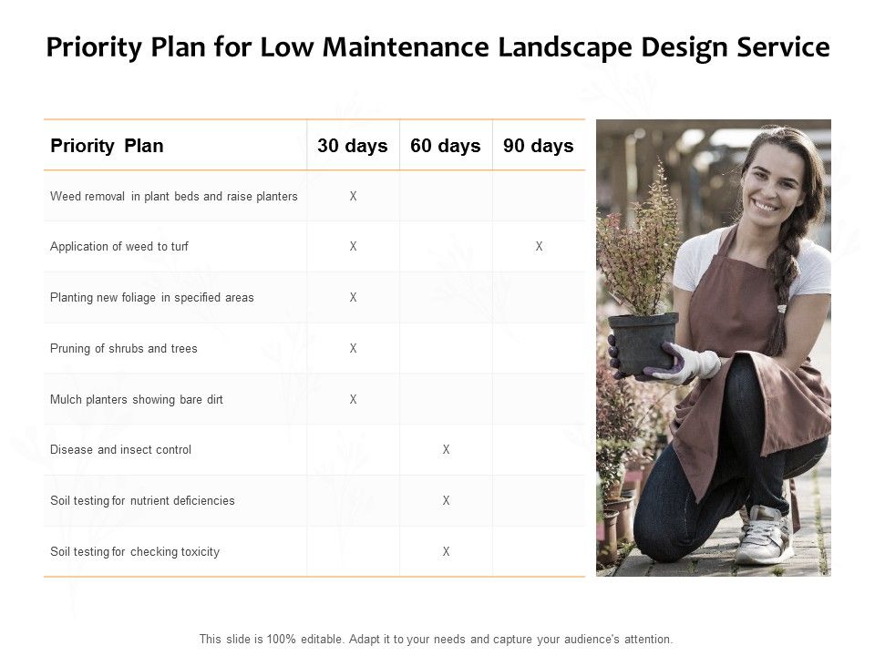 Priority_Plan_For_Low_Maintenance_Landscape_Design_Service_Ppt_PowerPoint_Presentation_Ideas_Information_Slide_1.jpg