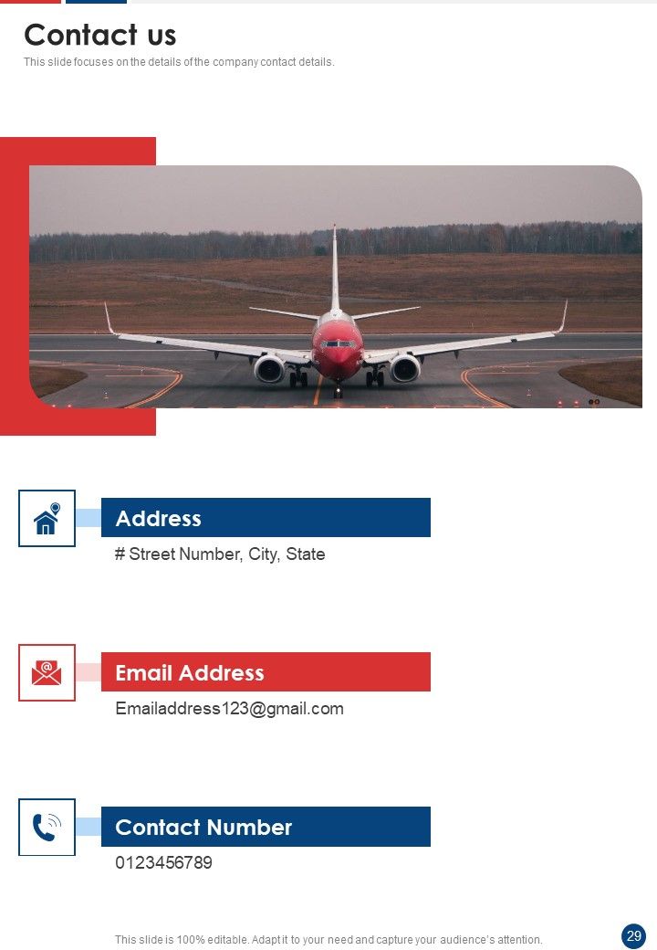 Private Plane Administration Company Proposal Example Document Report Doc Pdf Ppt