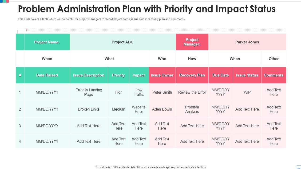 Problem_Administration_Plan_With_Priority_And_Impact_Status_Guidelines_PDF_Slide_1.jpg