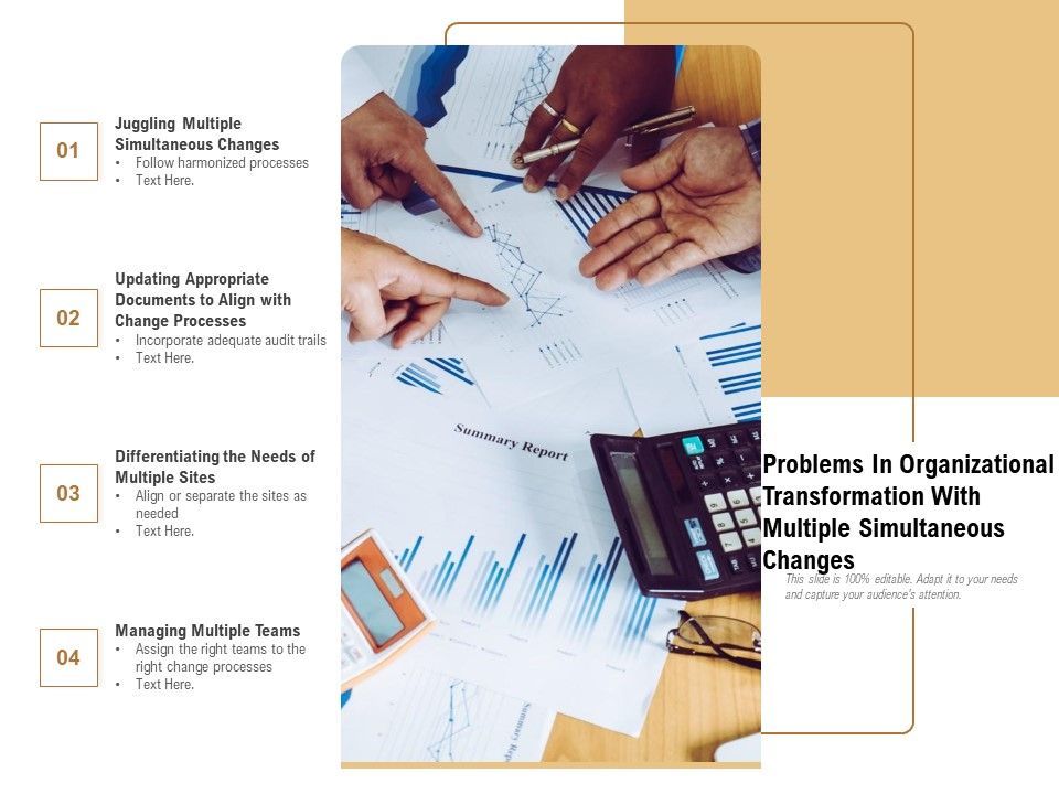 Problems_In_Organizational_Transformation_With_Multiple_Simultaneous_Changes_Ppt_PowerPoint_Presentation_Gallery_Samples_PDF_Slide_1.jpg