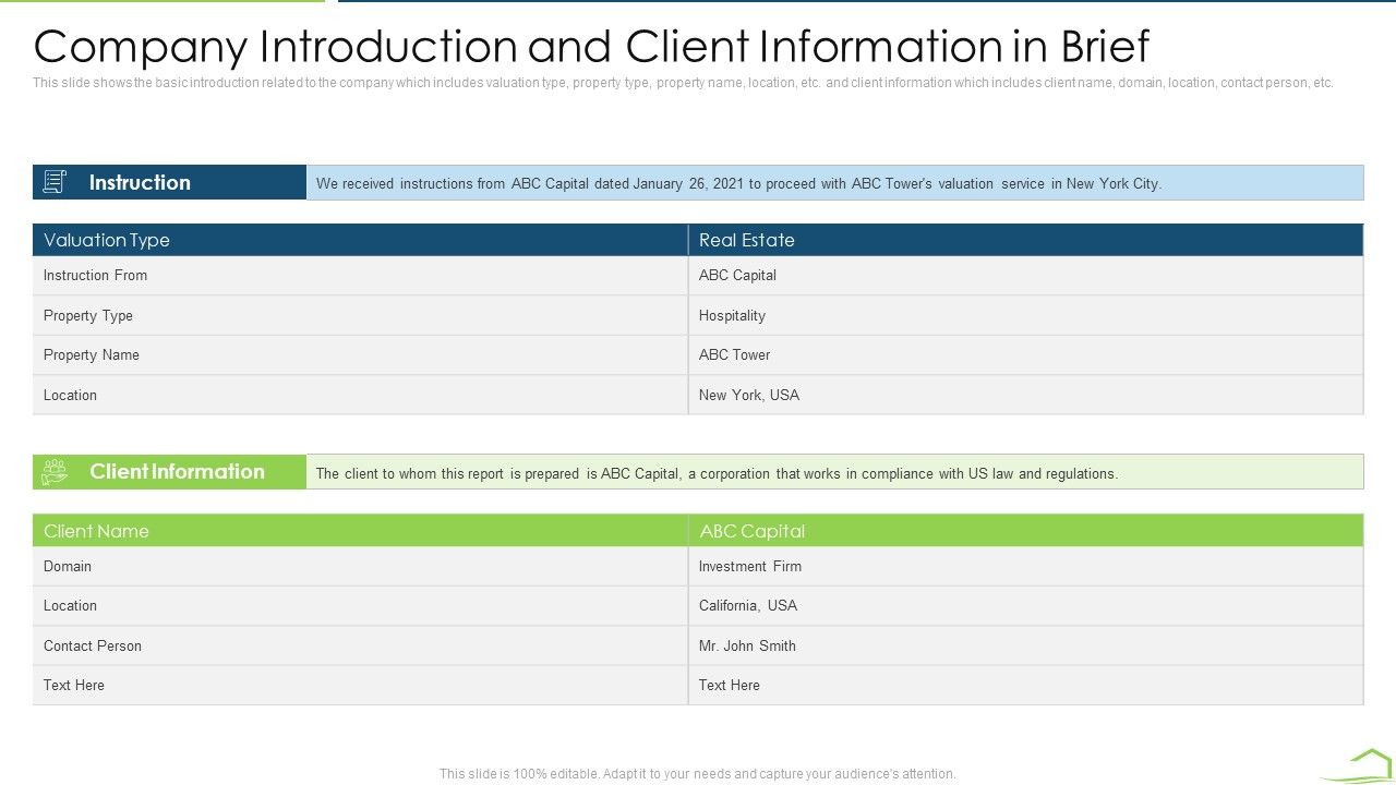 Procedure_Land_Estimation_Examination_Company_Introduction_And_Client_Information_In_Brief_Template_PDF_Slide_1.jpg
