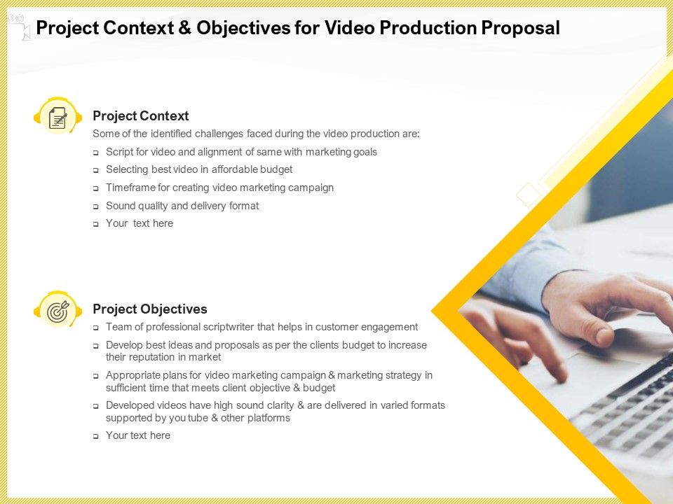 Producing_Video_Content_Project_Context_And_Objectives_For_Video_Production_Proposal_Sample_PDF_Slide_1.jpg