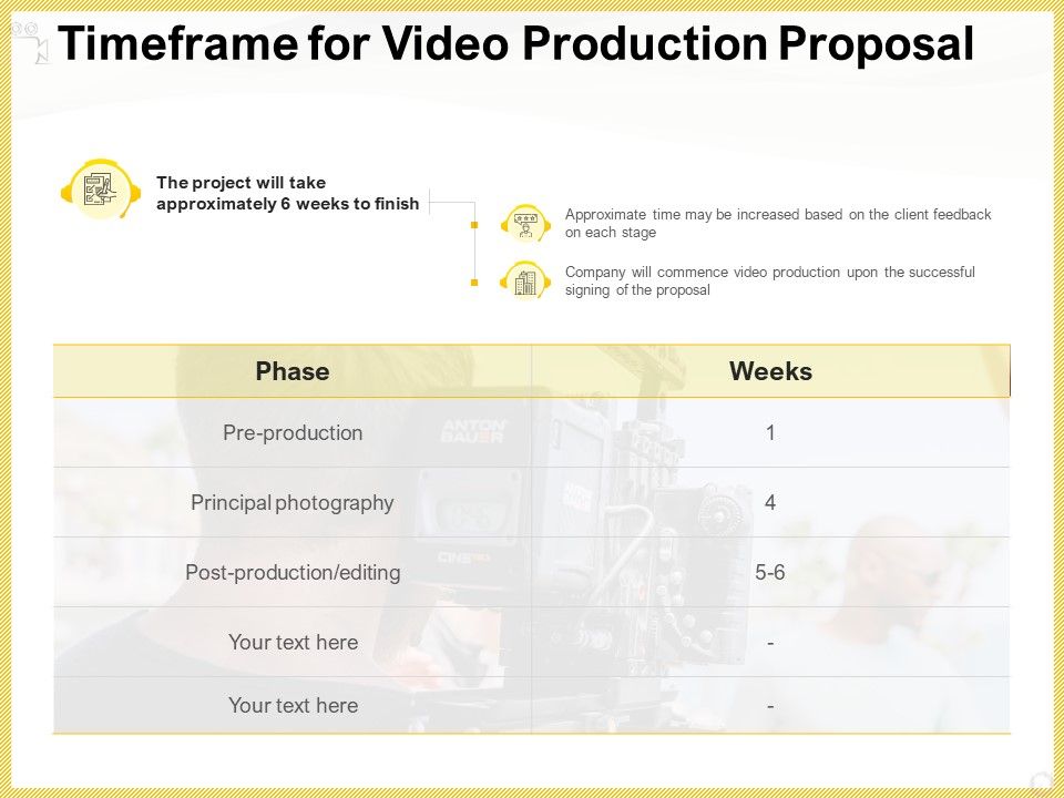 Producing_Video_Content_Timeframe_For_Video_Production_Proposal_Topics_PDF_Slide_1.jpg