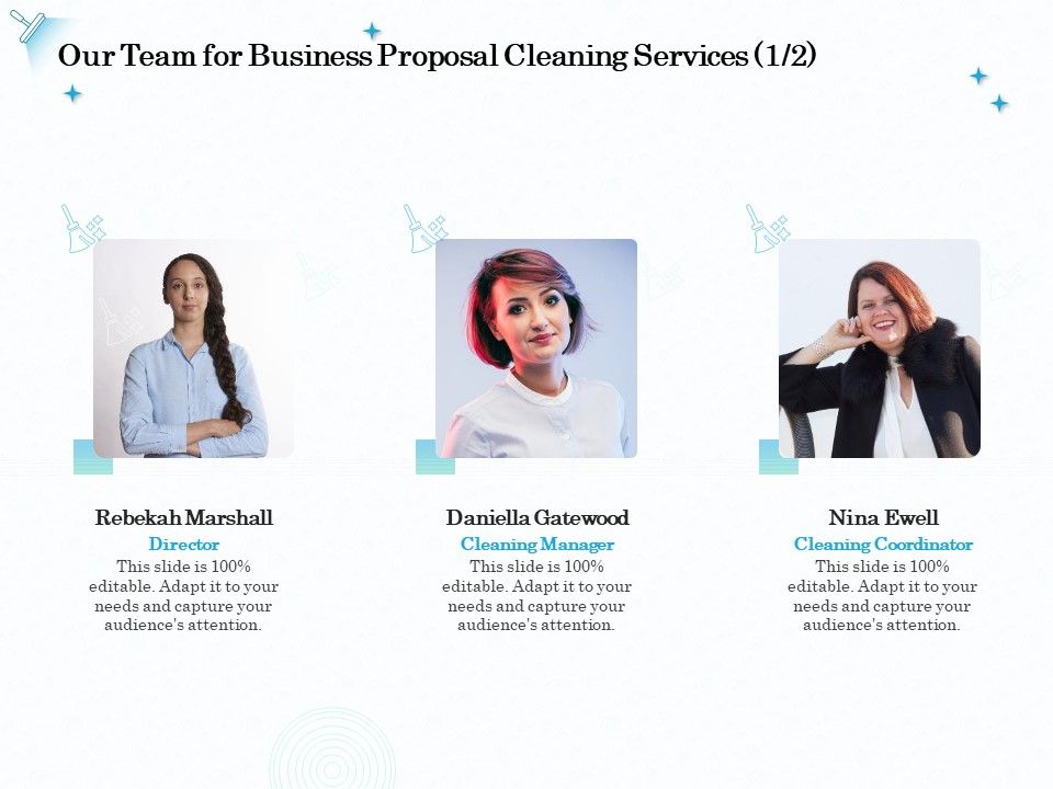 Professional_Sanitation_Solutions_Our_Team_For_Business_Proposal_Cleaning_Services_Ppt_Slides_Portfolio_PDF_Slide_1.jpg