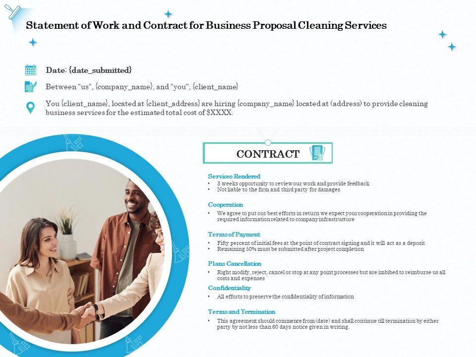 Professional_Sanitation_Solutions_Statement_Of_Work_And_Contract_For_Business_Proposal_Cleaning_Services_Demonstration_PDF_Slide_1.jpg