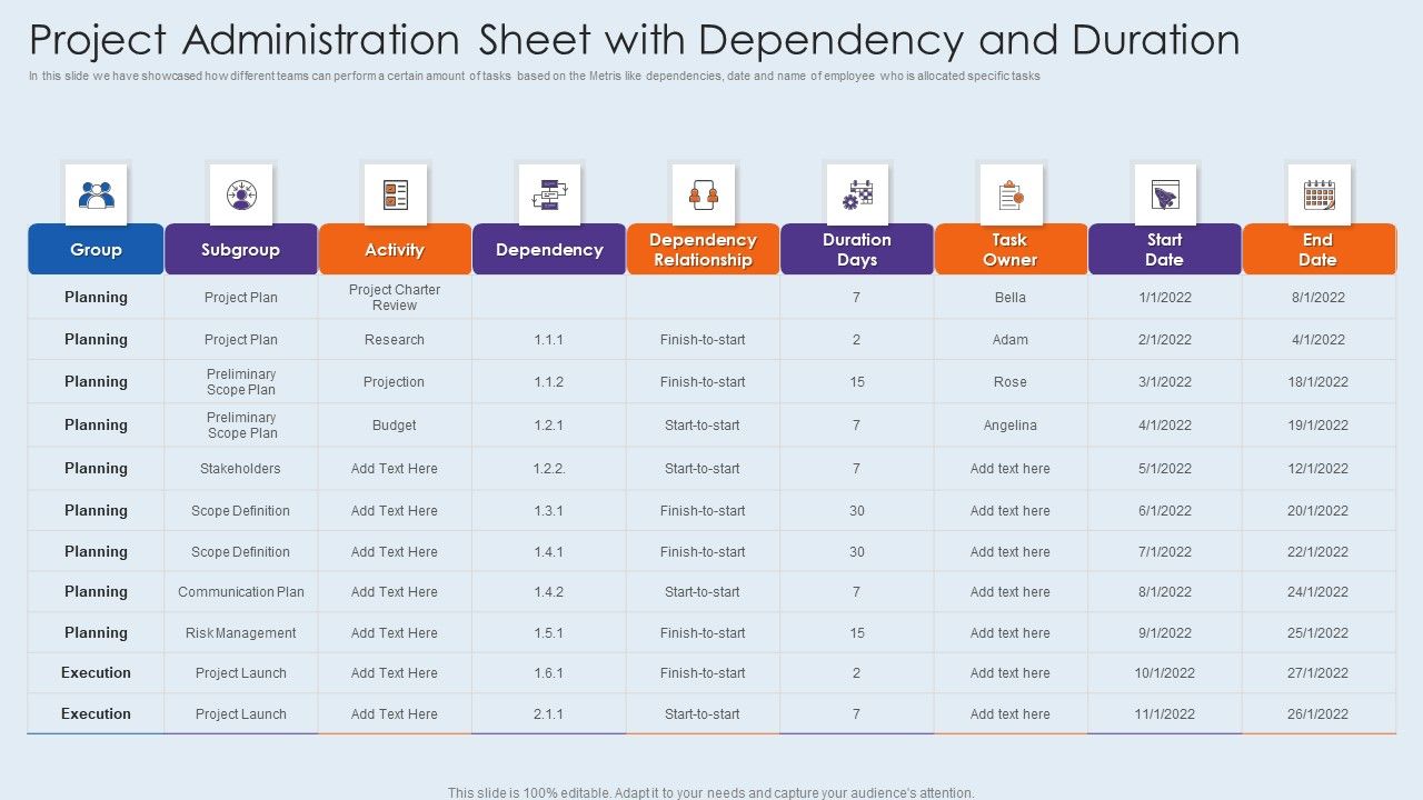 Project_Administration_Sheet_With_Dependency_And_Duration_Topics_PDF_Slide_1.jpg