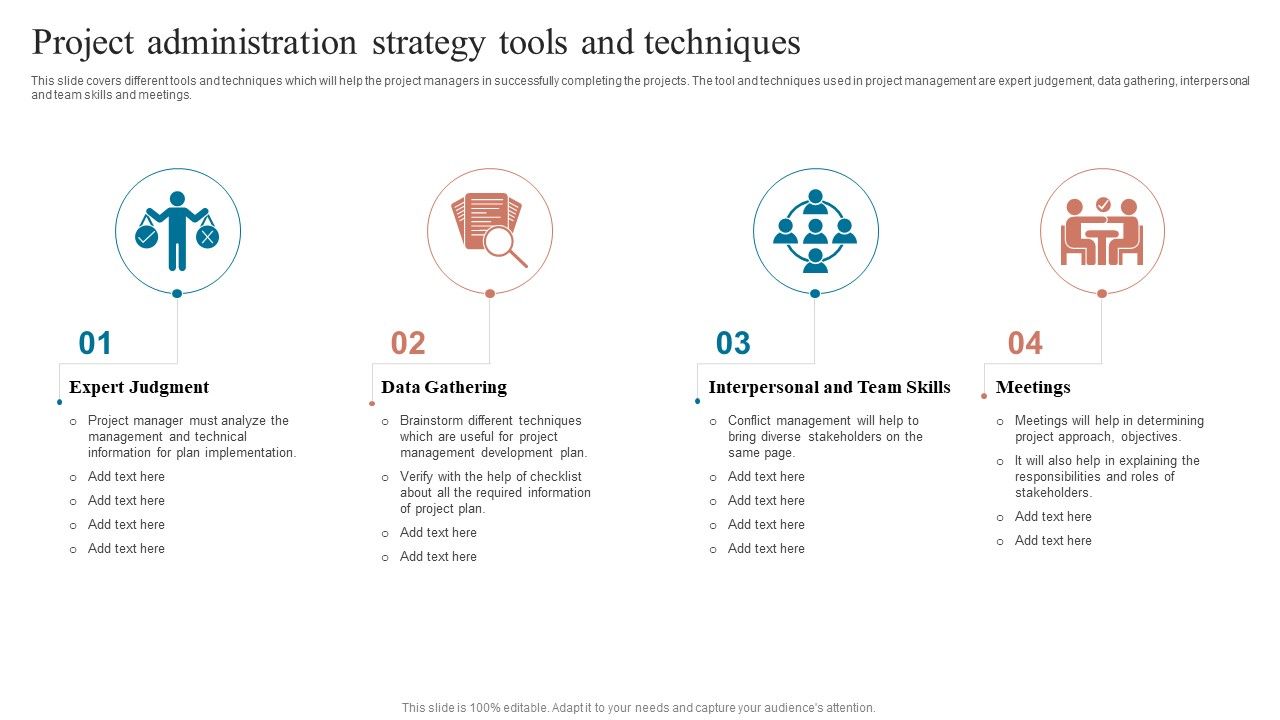 Project_Administration_Strategy_Tools_And_Techniques_Summary_PDF_Slide_1.jpg