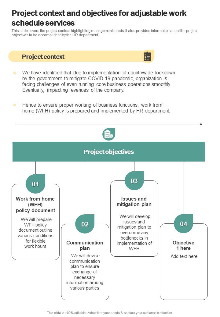 Project_Context_And_Objectives_For_Adjustable_Work_Schedule_Services_One_Pager_Sample_Example_Document_Slide_1.jpg