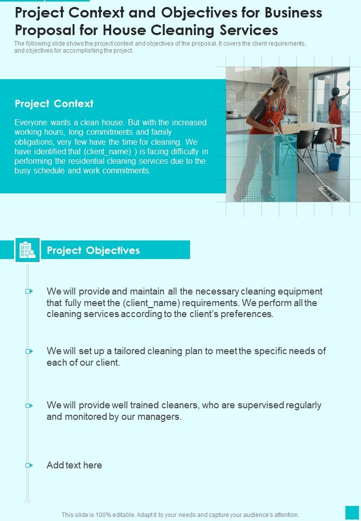 Project_Context_And_Objectives_For_Business_For_House_Cleaning_Services_One_Pager_Sample_Example_Document_Slide_1.jpg