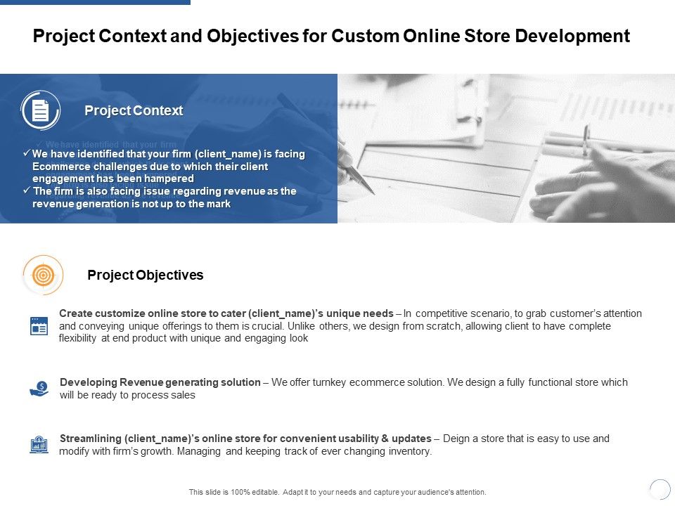 Project_Context_And_Objectives_For_Custom_Online_Store_Development_Ppt_PowerPoint_Presentation_File_Graphics_Design_Slide_1.jpg