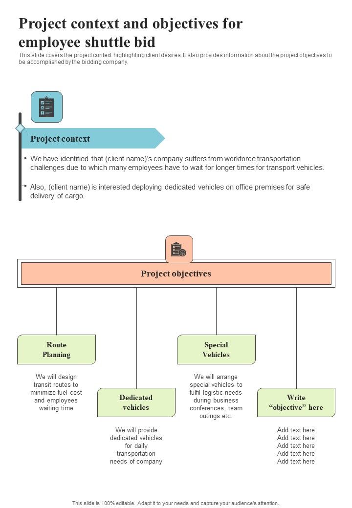 Project_Context_And_Objectives_For_Employee_Shuttle_Bid_One_Pager_Sample_Example_Document_Slide_1.jpg