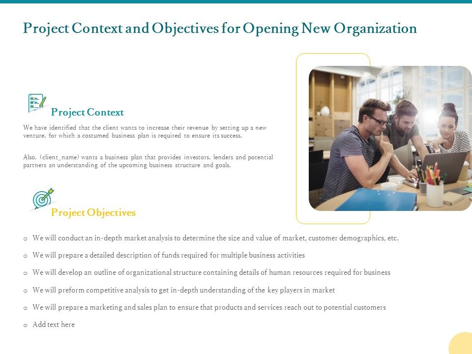 Project_Context_And_Objectives_For_Opening_New_Organization_Ppt_PowerPoint_Presentation_Model_Styles_PDF_Slide_1.jpg