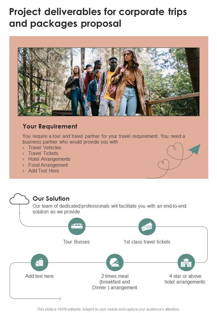 Project_Deliverables_For_Corporate_Trips_And_Packages_Proposal_One_Pager_Sample_Example_Document_Slide_1.jpg