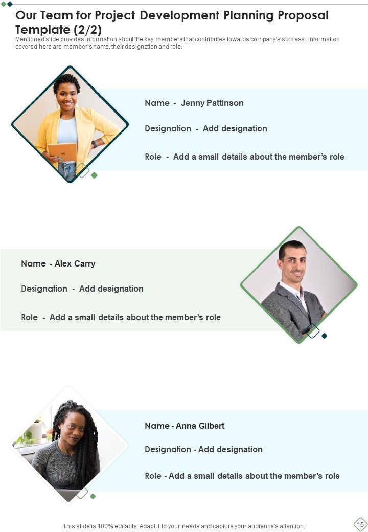 Project Development Planning Proposal Template Example Document Report Doc Pdf Ppt