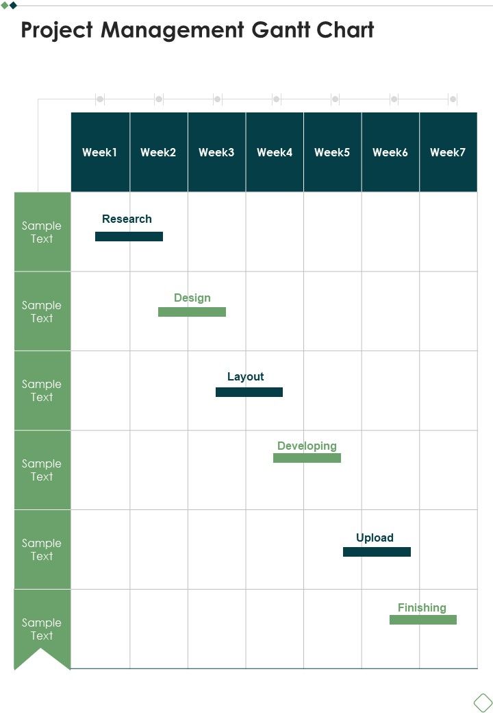Project Development Planning Template Project Management Gantt Chart One Pager Sample Example Document Slide01