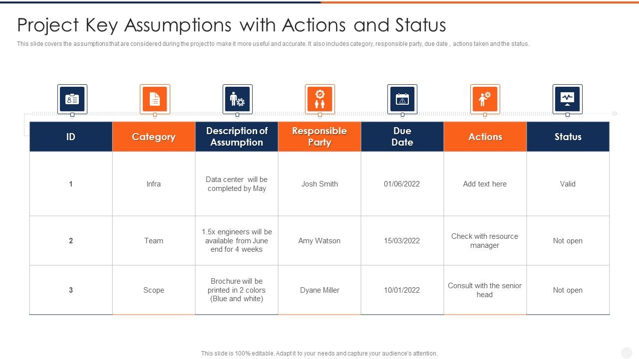 Project_Key_Assumptions_With_Actions_And_Status_Rules_PDF_Slide_1.jpg